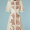 B2223-Robe-Kenzo-en-piqué-de-coton-écru-brodé-de-fleurs-T36-01
