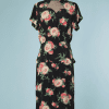 B2324-Robe-1940-en-rayonne-marine-imprimé-de-fleurs-T36-01