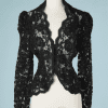 B2407-Veste-en-dentelle-noir-brodée-perles-et-paillettes-T36-01