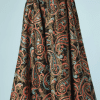 B2494-Jupe-circle-1950-noir-imprimé-cachemire-rose-bleu-or-T340-01