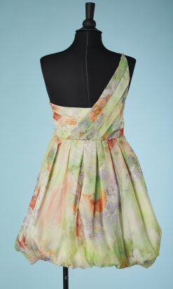 B2805-mini-Robe-Krizia-en-mousseline-imprimé-T38-01
