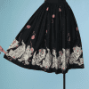 B3184-Jupe-1950-circle-en-coton-noir-imprime-de-chats-T34-02