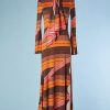B3224-Robe-longue-1970-en-jersey-a-rayures-cravate-Louis-ferraud-t36-001