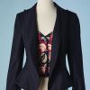 B3261-Veste-John-Galliano-marine-avec-plastron-brode-couleurs-t40-001
