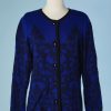 B3439-Gilet-bleu-et-noir-Yves-Saint-Laurent-001