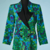 B4239-Veste-1990-Yves-Saint-Laurent-en-coton-et-viscose-moire-T36