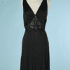 B4373-Robe-en-jersey-viscose-noire-et-dentelle-Versace-T38-001