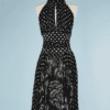 Robe Gianfranco Ferre mousseline noire et blanche