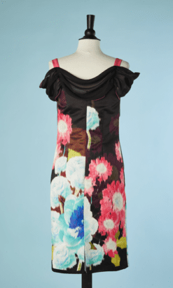 B4271-Robe-polyester-satin-et-perles-brodees-Lancetti-T42-001