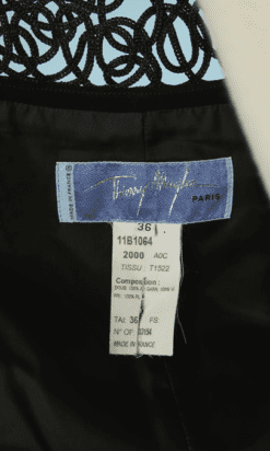 B4284-Veste-en-viscose-noir-haut-en-guipure-noir-Thierry-Mugler-T36-001