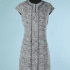 B4288-Robe-en-tweed-laine-et-soie-bleu-gris-ecrue-Karl-Lagerfeld-T42-001