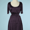 B4289-Robe-en-satin-de-soie-violet-Yves-Saint-Laurent-T40-001