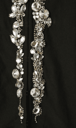 B4298-Gilet-en-coton-noir-cousus-de-strass-Sonia-Rykiel-T42-001