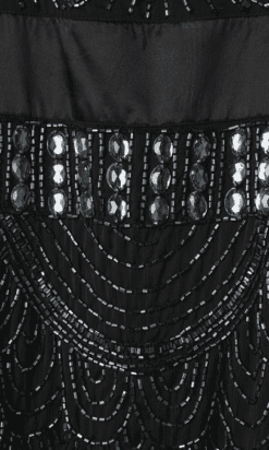 B4414-Robe-en-viscose-noire-brodee-perles-et-cabochons-Valentino-T42-001