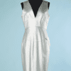B4462-Robe-Chanel-en-cuir-argent-t38-001