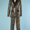 B4500-Tailleur-pantalon-paillete-panthere-noir-or-et-argent-T34-001