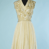 B4515-Robe-cocktail-1960-en-mousseline-blanche-et-jaune-perlee-Pat-Sandler-T36-001