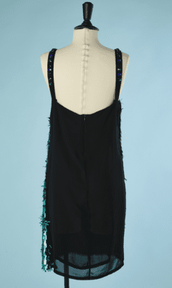 retelles-et-paillettes-noires-violette-verte-Versace-T42-001