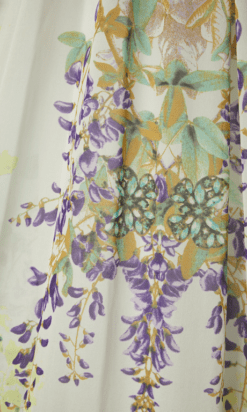 B4521-Robe-Cavalli-blanche-imprime-fleurs-en-viscose-et-polyester-T38-001