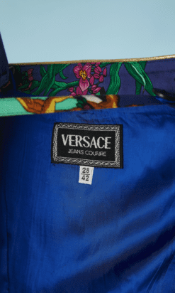 B4522-Robe-fines-bretelles-coton-multicolore-Versace-jeans-T38-001