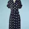 B4650-Robe-1940-en-voile-de-crepe-bleu-marine-a-pois-gros-boutons-T36-001