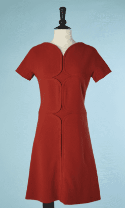 B4836-Robe-1960-en-jersey-de-laine-marron-T36-01