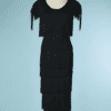 B4842-Robe-longue-noire-a-frange-T38-01.
