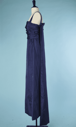 B4862-Robe-longue-1958-taffetas-bleu-nuit-att-a-Dior-T38-01