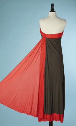 B4899-Robe-Madame-Gres-en-jersey-gris-et-orange-1978-T38-01