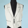 B4960-Gilet-en-pique-de-coton-blanc-lisere-noir-01