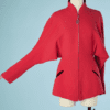 B5038-Veste-Mugler-rose-et-velours-noir-viscose-T38-02