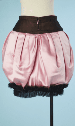 B5045-Jupe-1980-en-satin-rose-et-tulle-noir-Renata-T36-05