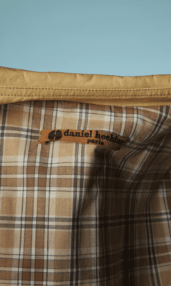 B5077-Trench-1970-Daniel-Hechter-en-coton-cire-beige-T40-01