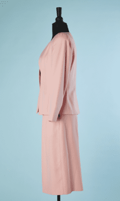 B5187-Tailleur-Christian-dior-the-suit-petites-en-lin-et-coton-rose-t38-001