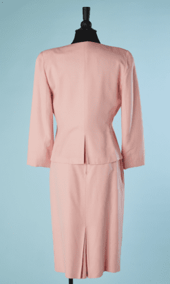B5187-Tailleur-Christian-dior-the-suit-petites-en-lin-et-coton-rose-t38-001