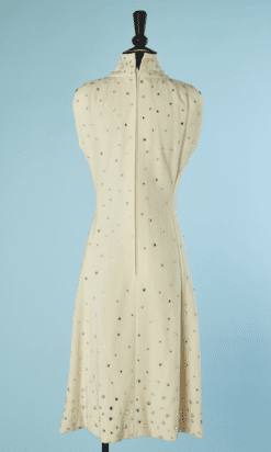 B5189-Robe-Pauline-Trigere-en-lainage-ecru-incrustee-de-strass-t36-38-001