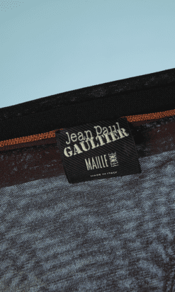 B5206-Long-gilet-Jean-Paul-Gaultier-en-maille-imprime-tour-Eifel-t40-001