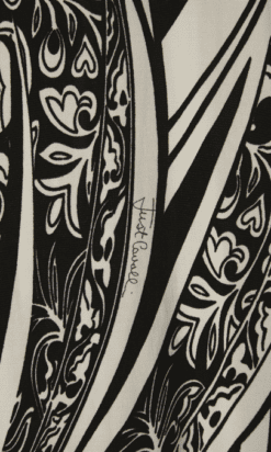 B5233-Robe-Roberto-Cavalli-en-viscose-noir-et-blanc-t38-001