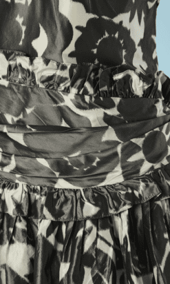 B5294-Robe-bustier-Nina-Ricci-en-taffetas-de-soie-blanche-et-grise-t42