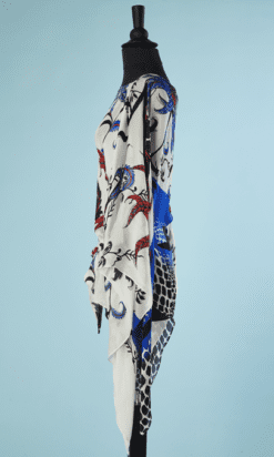 B5353-Tunique-kimono-Roberto-Cavalli-en-mousseline-blanche-imprimee-t38-001
