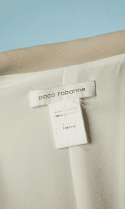 B5693-Manteau-Paco-Rabanne-polyester-gris-clair-t40-001