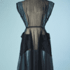 B5574-Robe-1950-en-tulle-de-nylon-marine-plisse-larges-poches-t42-002