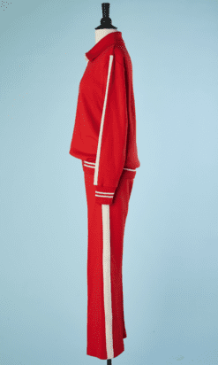 B5588-Jogging-en-lainage-rouge-et-bandfes-blanches-t38-001