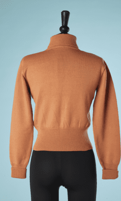 B5594-Pull-1930-en-laine-caramel-ajoure-col-roule-et-manches-longues-t36-001