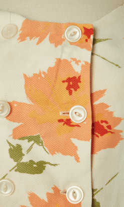 B5614-Robe-sans-manches-1950-en-pique-de-coton-ecru-imprime-de-fleurs-oranges-t38-001