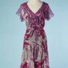 B6051-Robe-Roberto-Cavalli-en-mousseline-rose-et-violet-t42-it-001