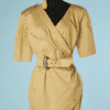 B6136-Robe-Thierry-Mugler-en-coton-moutarde-t38-001
