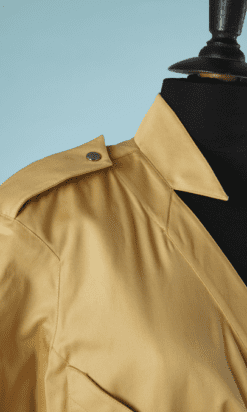 B6136-Robe-Thierry-Mugler-en-coton-moutarde-t38-001