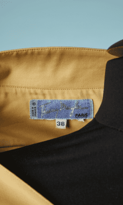 B6136-Robe-Thierry-Mugler-en-coton-moutarde-t38-001