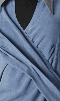 B6182-Robe-Thierry-Mugler-en-coton-bleu-et-gris-delave-t38-001